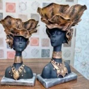 Golden African Ladies set of 2