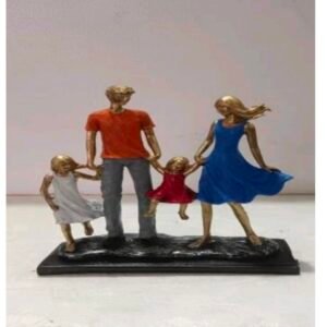 POLY RESIN HAPPY FAMILY (COLOURFUL)