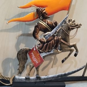 IRON METAL SHIVAJI MAHARAJ STATUE